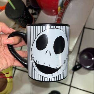 set of 2 jack skellington mugs the nightmare before Christmas
